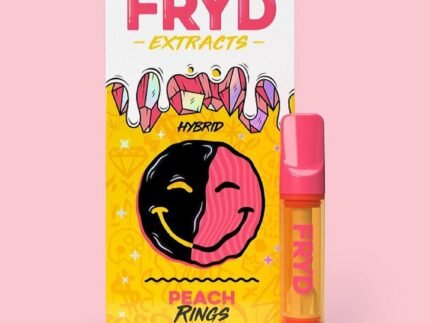 Peach Rings Fryd Carts – 85% THC – Hybrid Vape Cartridge