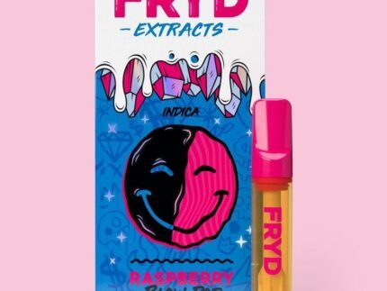 Raspberry Blow Pop Fryd Carts – 85% THC – Indica Vape Cartridge