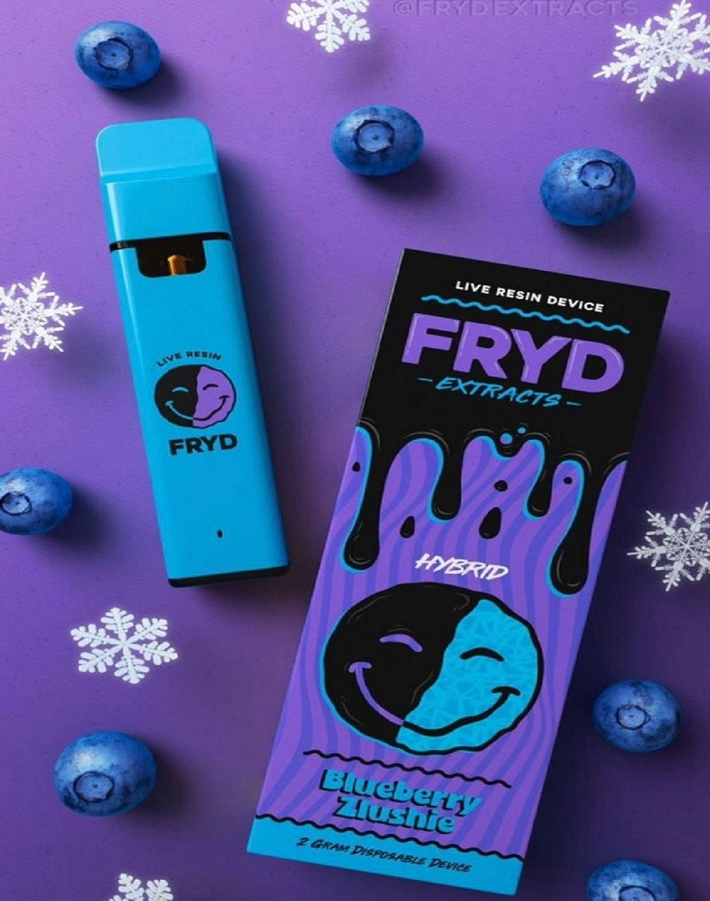 Blueberry Zlushie Fryd Disposable – 2G Hybrid Live Resin